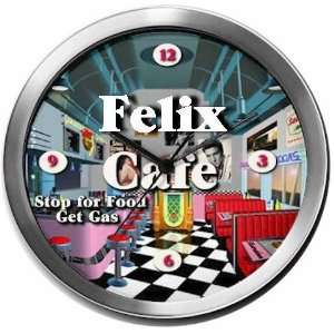  FELIX 14 Inch Cafe Metal Clock Quartz Movement Kitchen 
