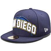 New Era San Diego Chargers Draft 59FIFTY® Youth Structured Fitted Hat 