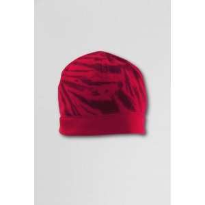 Kids Pattern ThermaCheck® 100 Fleece Hat, Rich Red Starburst (Medium 