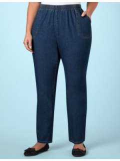 CATHERINES   Pull on Denim Pants  