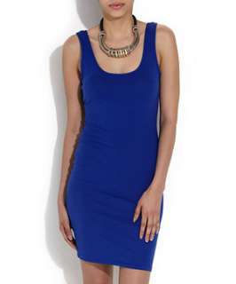 Blue (Blue) Cobalt Blue Bodycon Vest Dress  251659240  New Look