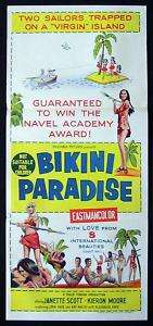 BIKINI PARADISE 1967 Janette Scott RARE Movie poster  