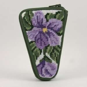    Scissor Case   Violets   Needlepoint Kit Arts, Crafts & Sewing