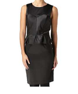 Black (Black) Satin Shift Dress  236182501  New Look