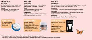 ULTA  21 Days of Beauty   Events and Beauty Steals