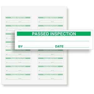  PASSED INSPECTION Removable Label, 2 x 0.5 Office 