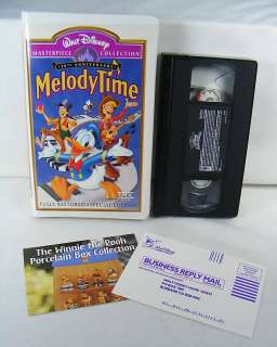 Disney Melody Time 50th Anniversay VHS SP ED Fully Restored 