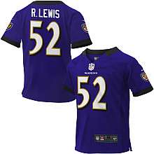   Nike Baltimore Ravens Ray Lewis Game Team Color Jersey (12m 24m
