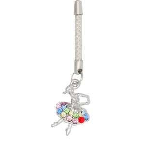   Mobile Charm Strap, Dancing Girl Muti Color Cell Phones & Accessories