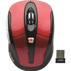  Gear Head Red 2.4GHz Wireless Optical Nano Mouse 