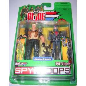   joe spy troops DUKE (NIGHT FORCE) vs PIT VIPER g.i 2003 Toys & Games