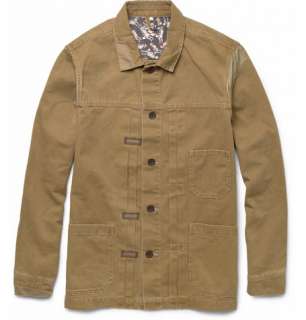   and jackets  Lightweight jackets  Patchwork Cotton Twill Jacket