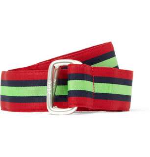  Accessories  Belts  Fabric belts  Striped Grosgrain 
