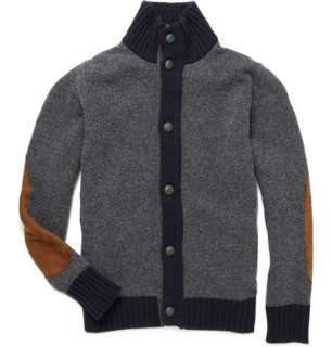  Clothing  Knitwear  Cardigans  Elbow Patch Wool 