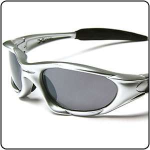XLoop Sport Wrap Around Mens Designer Sunglasses Silver  