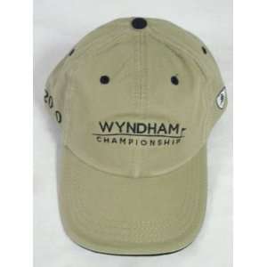 Wyndham Championship Golf Hat Khaki 2010 ADG NEW Sports 