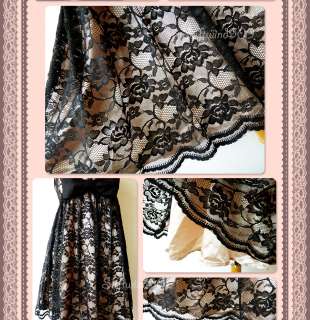 NEW xxi Twist Black/Beige Floral Lace Overlay Bow Accent Babydoll 