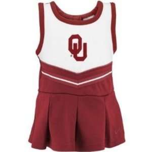  Nike Oklahoma Sooners Girls Toddler Cheerleader Set 