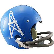 Riddell Houston Oilers 1960 1962 Full Size TK Suspension Helmet 