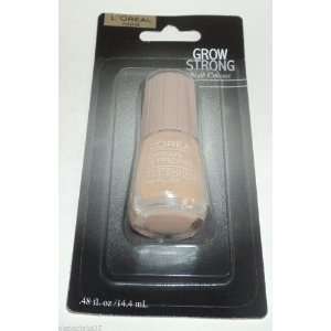 Loreal Grow strong Restructuring Nail Colour, 202 Sea Shell, 0.48 Fl 