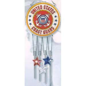  Coast Guard Stained Glass Wind Chimes Patio, Lawn 