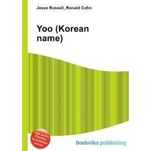  Yoo (Korean name) Ronald Cohn Jesse Russell Books