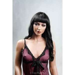 Brand New Long Black Female Wig Synthetic Hair For ladies Personal Use 