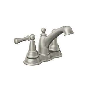   Nickel Sage Sage Bathroom Faucet with 4 Centers and Metal Lever Han