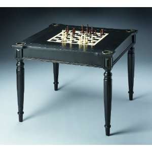   Black Licorice Multi Game Card Table   0837111 Furniture & Decor