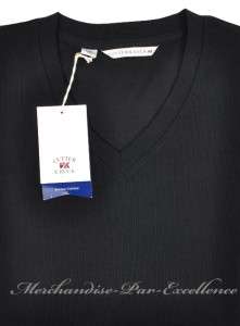 New CUTTER & BUCK Mens V Neck pullover SWEATER Sweatshirt BLACK Size M 