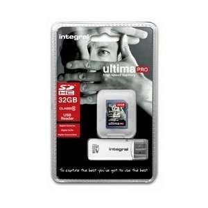  Integral Ultima Pro 32Gb SDHC High Speed Class 6 Card c/w 