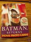   Opened   Topps Stadium Club Super Premium Movie Cards   BATMAN RETURNS
