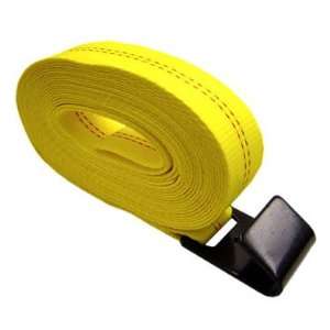  2 x 27 Winch Strap (Single) with Flat Hook
