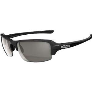 Revo Abyss Nylon Sports Sunglasses   Polished Black Recycled/Graphite 