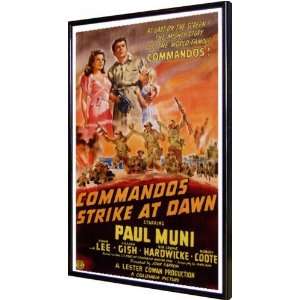  Commandos Strike at Dawn 11x17 Framed Poster