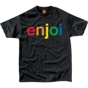  Enjoi Spectrum T Shirt [Small] Black