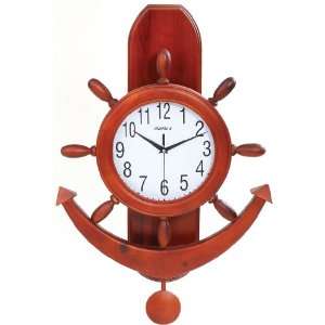  Nautical Theme Wall Clock with Pendulum