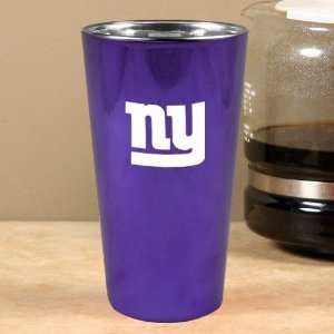   NFL New York Giants Royal Blue Lusterware Pint Cup