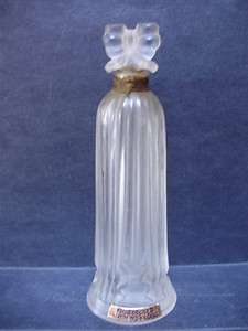 Indiscret by Lucien Lelong, frosted bow stopper on bottle  
