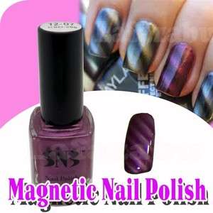 Fashion Magnetic Nail Polish Varnish Finish 12ml   # 07 Metallic 
