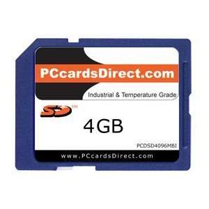  4GB SD Card Industrial Temperature Rated Electronics