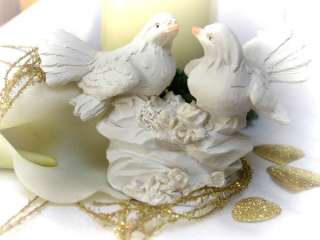 Hochzeit exklusive Tauben Dekoration Torten  Taubenpaar  