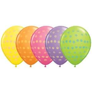  11 Polka Dot Spray Balloons (25 ct) (25 per package 