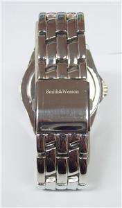 Mens SMITH & WESSON Stainless Steel Blue Dial Watch  