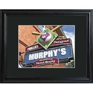  MLB Philadelphia Phillies Pub Print in Wood Frame Sports 