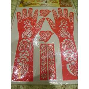   Adhesive Decal Stencils For Henna temporary tattoo 
