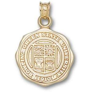 com Bowling Green State Falcons Seal Pendant   Gold Plated Jewelry 