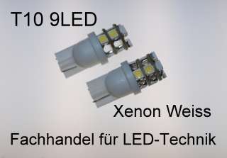 LED SMD 360° Xenon Weiss Standlicht VW Golf 3 + 4 Bora  
