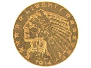   United States Indian Head Five Dollar $5 Half Eagle Gold Coin  