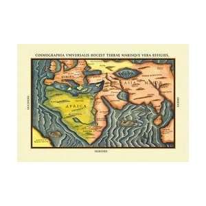  Cosmographia Universalis 12x18 Giclee on canvas